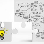 puzzle with business plan