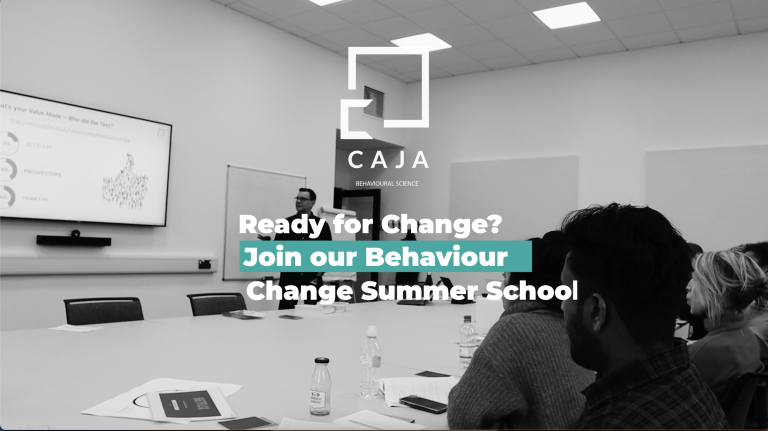 Caja Behaviour Change Summer School