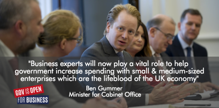 Government is open for business